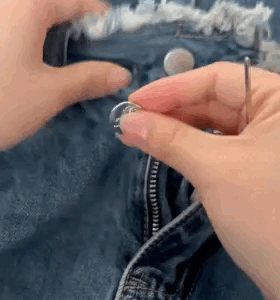 Set di bottoni per jeans rimovibili senza cuciture
