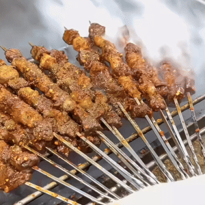 Spiedo in acciaio inox per BBQ