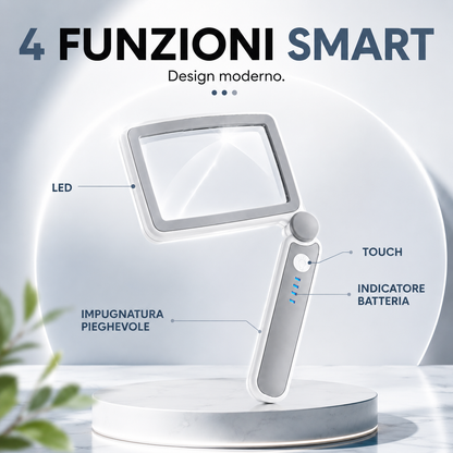 Lente d'Ingrandimento LED Ricaricabile