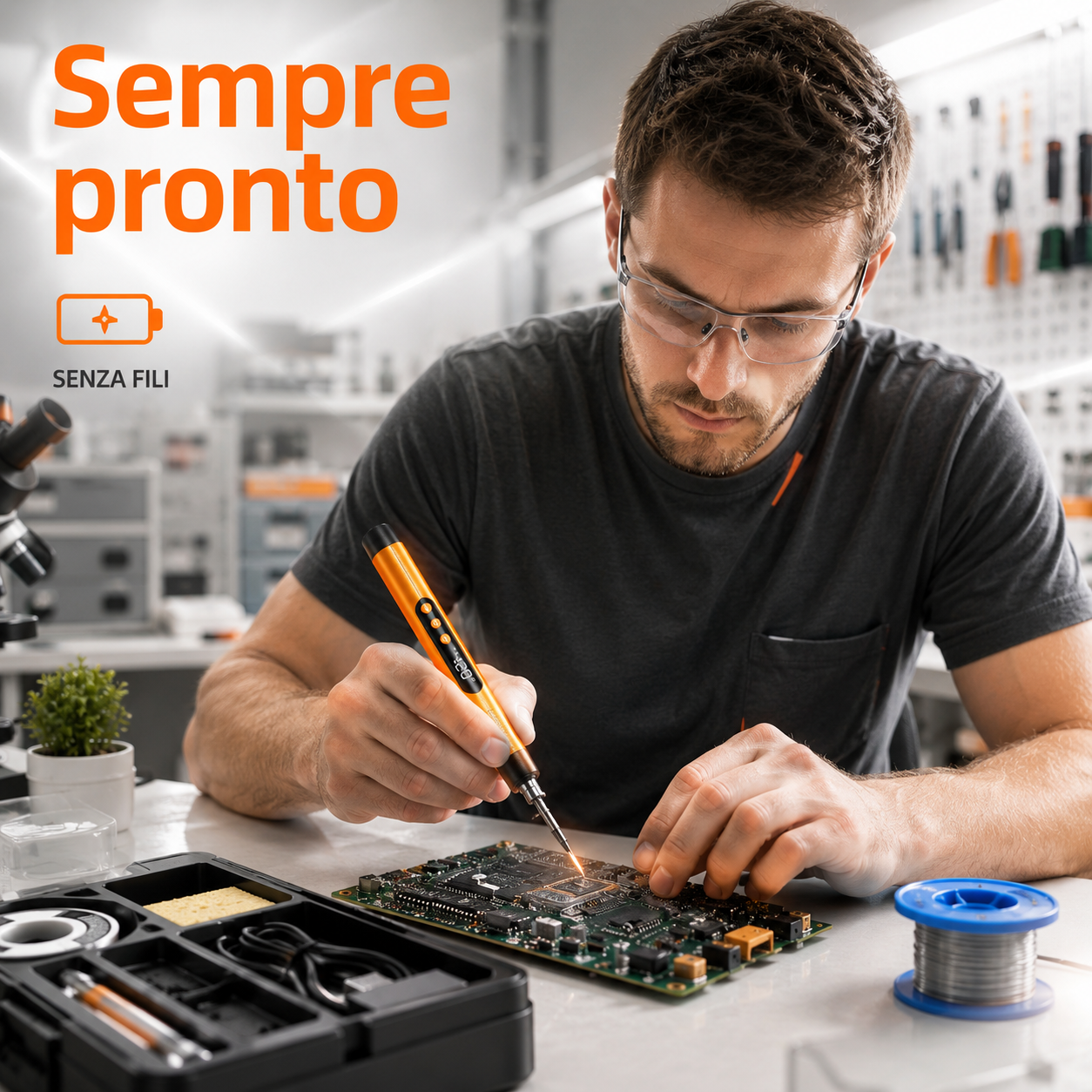 Saldatore USB Digitale Portatile