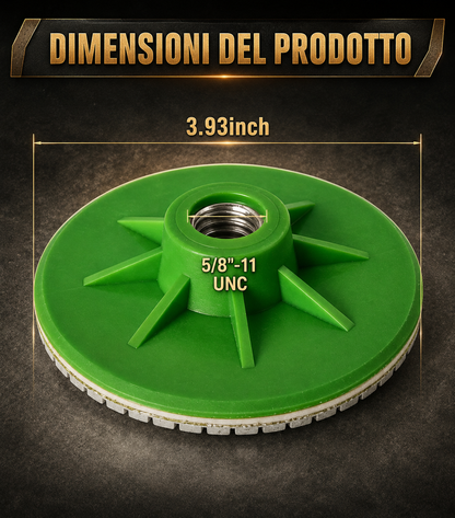 Disco diamantato per smussare e lucidare piastrelle