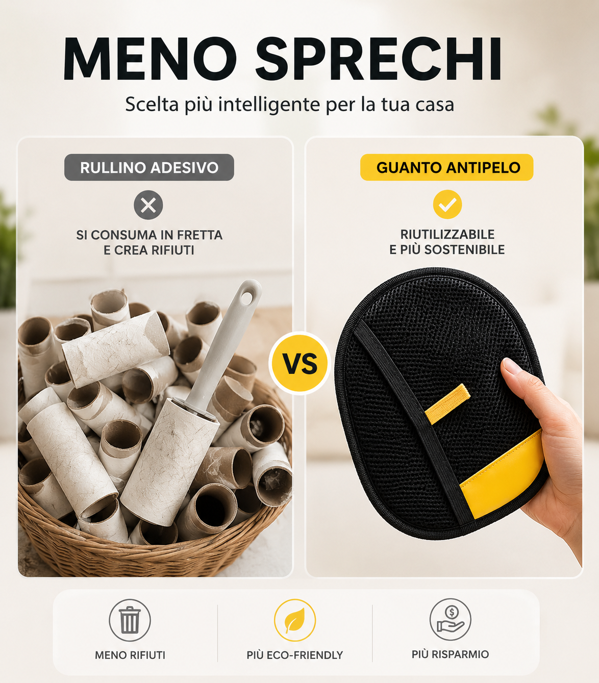 Guanto Rimuovi Peli Elettrostatico ⭐⭐⭐