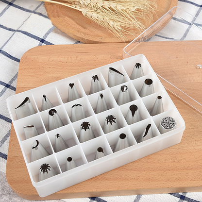 Decorazione per torte con 24 ugelli e sacchetto