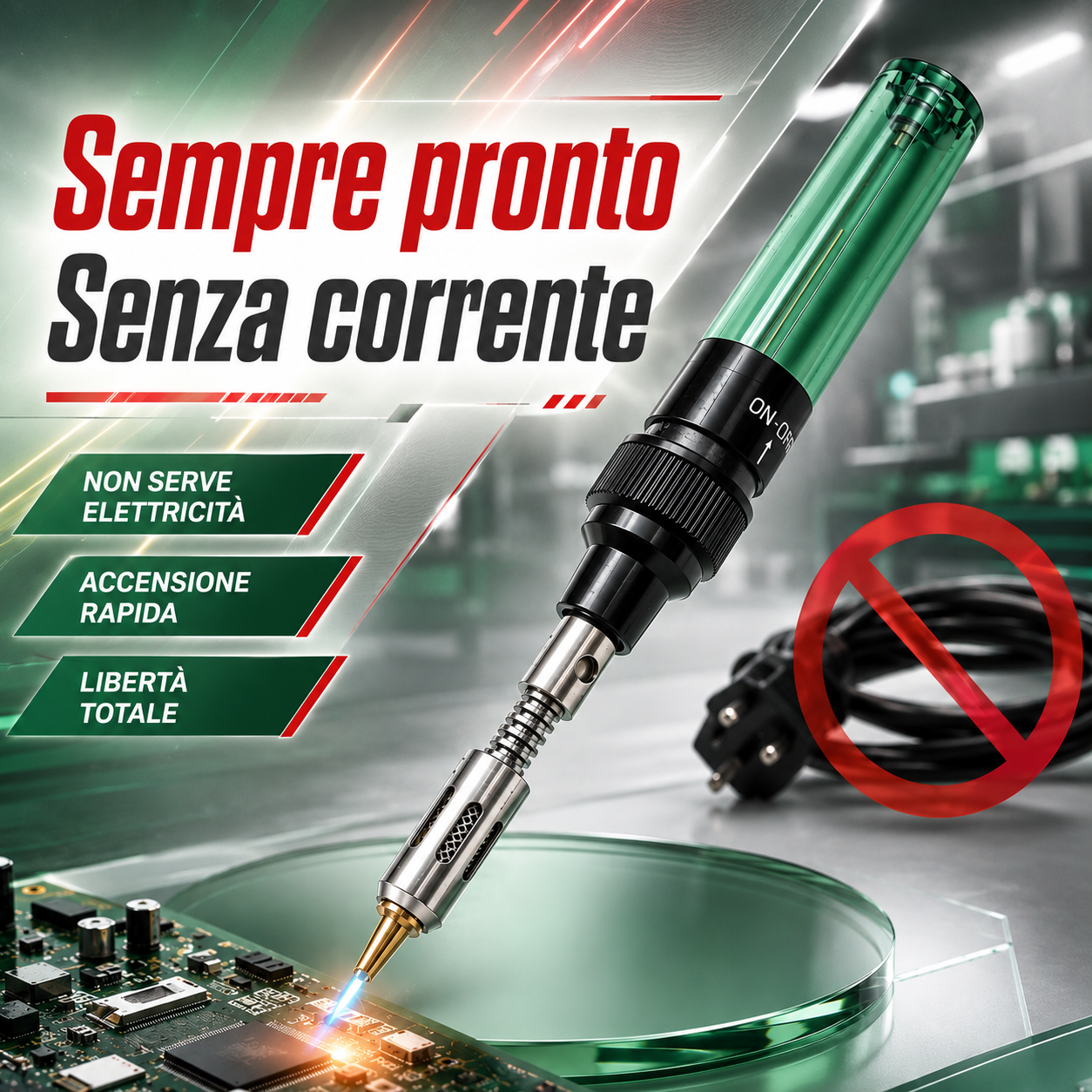 Mini Saldatore a Gas Multifunzione Portatile