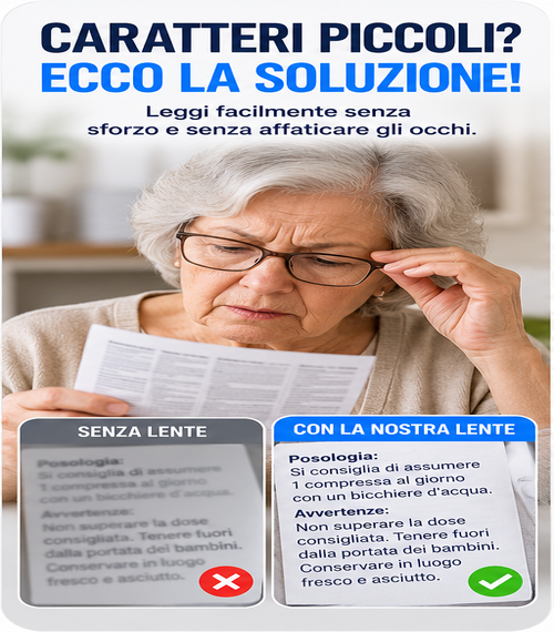 Lente d’Ingrandimento LED Pieghevole Sosile