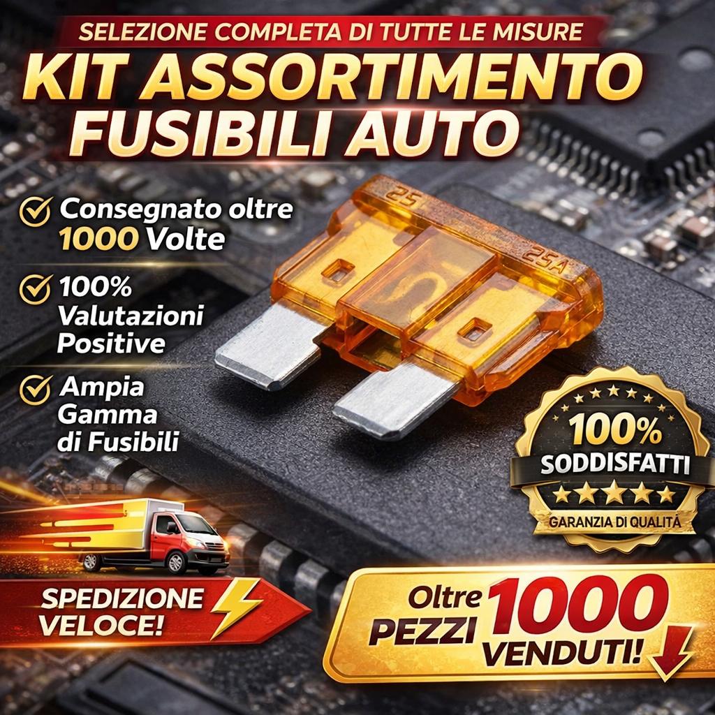 Kit Assortimento Fusibili per Auto