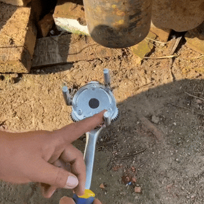 Chiave per filtro olio regolabile a 3 ganasce