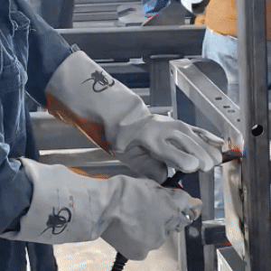 Guanti da saldatura in pelle per forgia