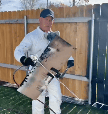 Supporto per protezione antispruzzo