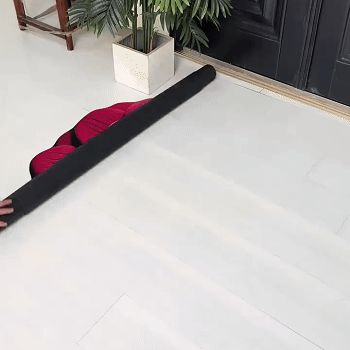 Tappeto da pavimento con fiori visivi 3D