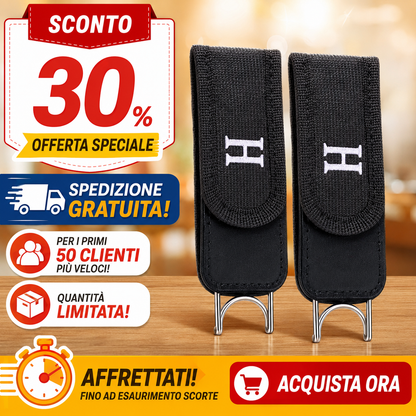 Cintura Elastica Senza Fibbia con Gancio Rapido