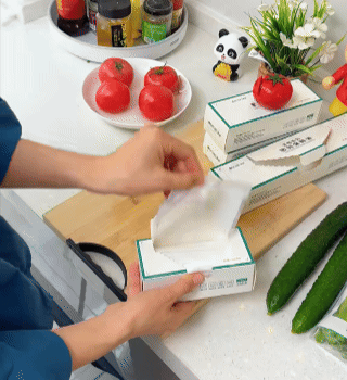 Sacchetto per conservare gli alimenti freschi in frigorifero