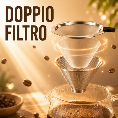 Filtro Caffè Inox Doppia Rete