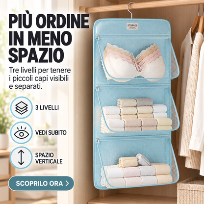 Organizer da Armadio a 3 Livelli