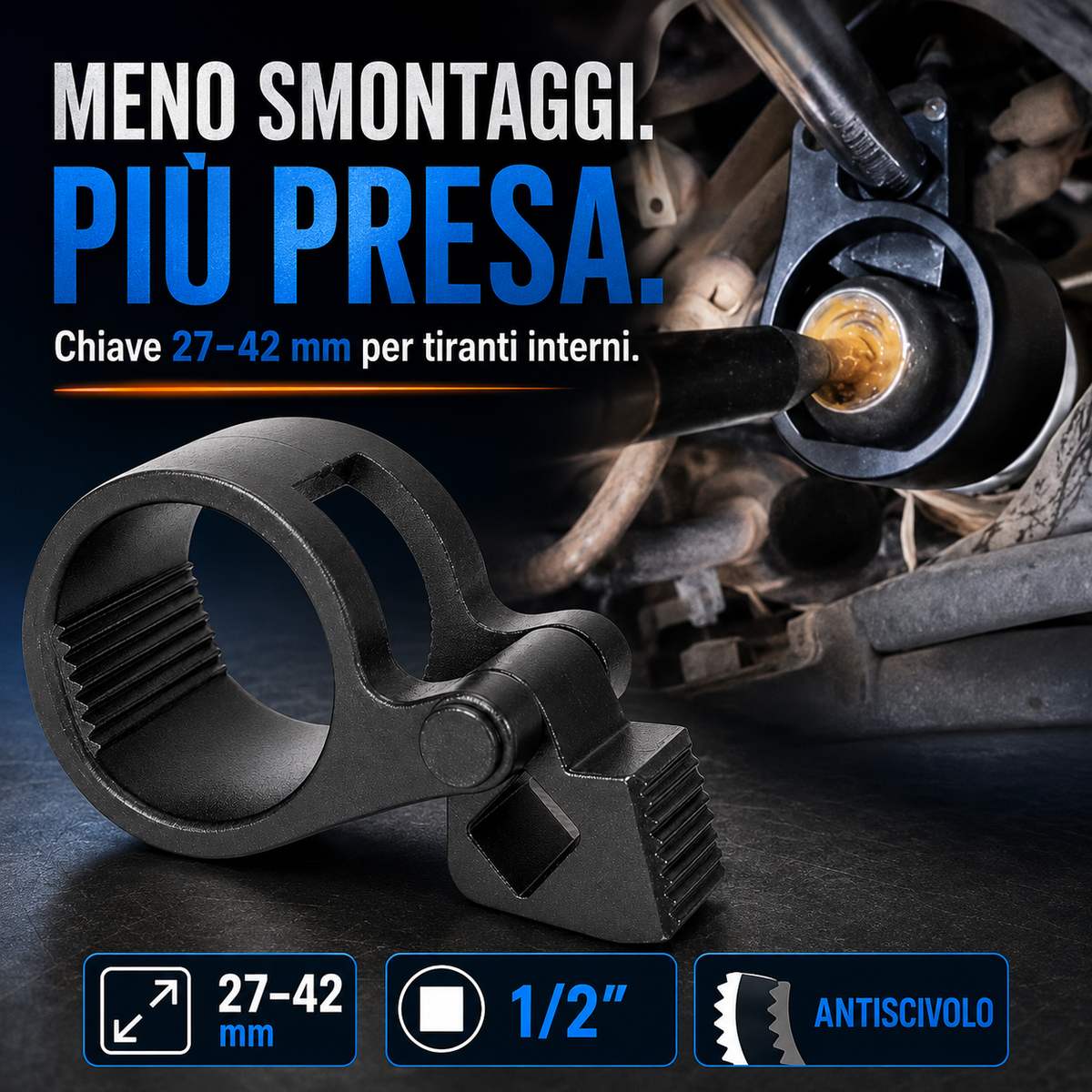 Chiave per Smontare e Montare i Tiranti Interni dello Sterzo