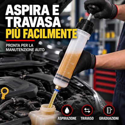 POMPA MANUALE PER ASPIRARE E TRAVASARE LIQUIDI