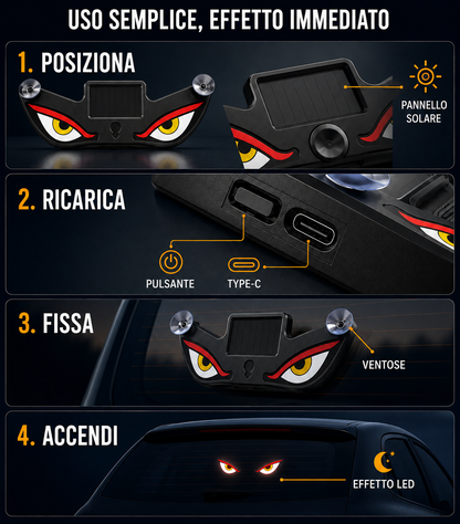 Occhi Diavolo LED Senza Fili