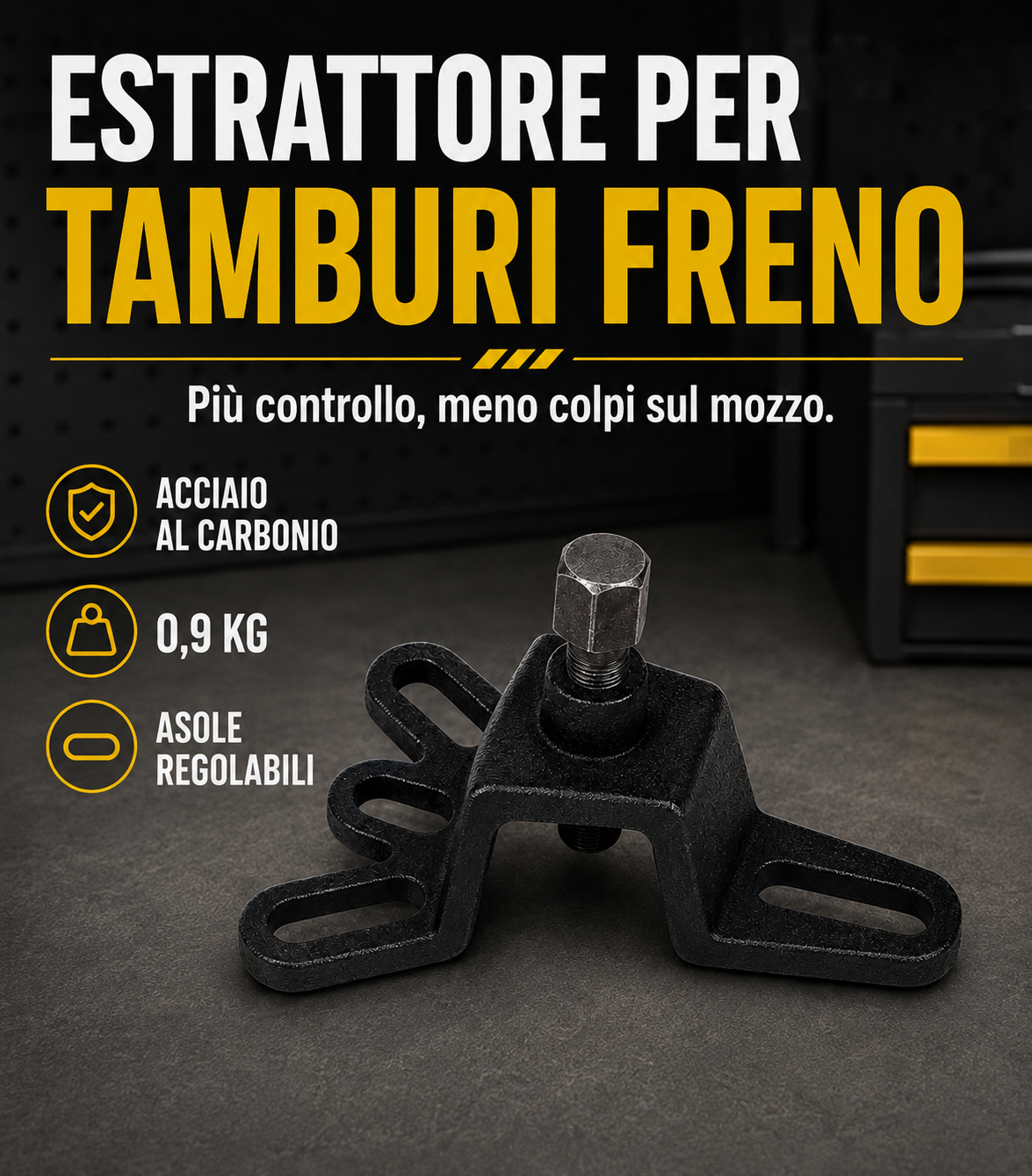 Estrattore per tamburo freno posteriore