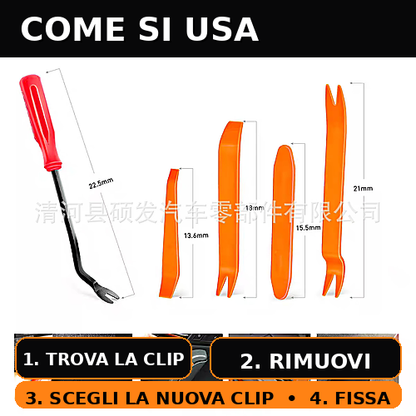KIT CLIP DI FISSAGGIO AUTO – 680 PEZZI
