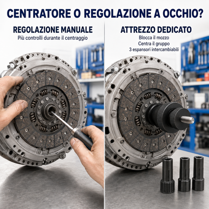 Centratore per Disco Frizione – 3 Espansori Intercambiabili