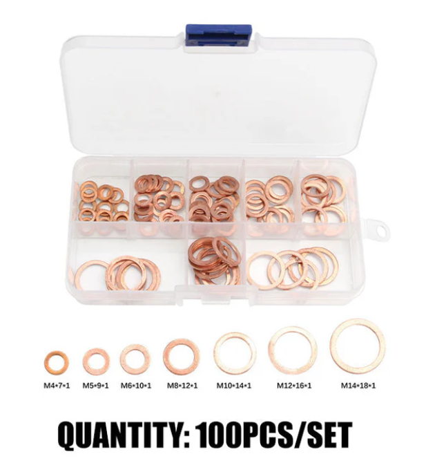 📀 Kit rondelle piatte in rame