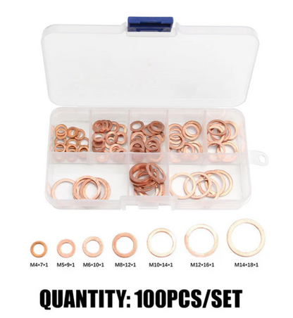 📀 Kit rondelle piatte in rame