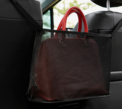 Porta borsa a rete per auto.