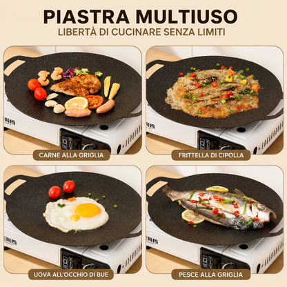 Bistecchiera In Ghisa Coreana Antiaderente Per Ogni Fornello