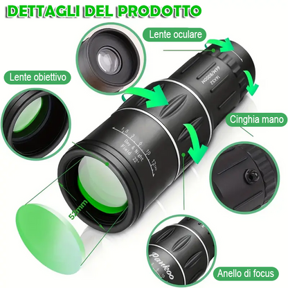 Telescopio Zoom HD 16X52