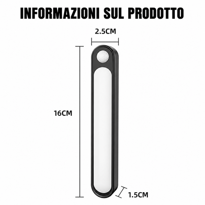 Luce LED a rilevamento automatico per bagagliaio auto