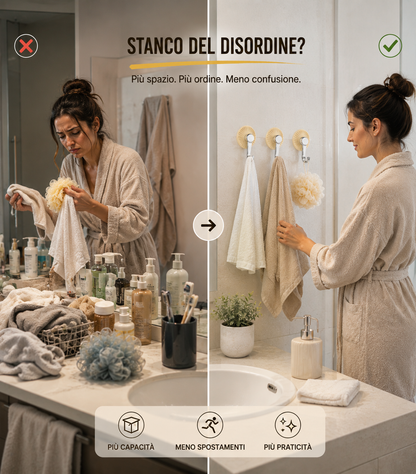 Gancio a Ventosa Riutilizzabile Forte ⭐
