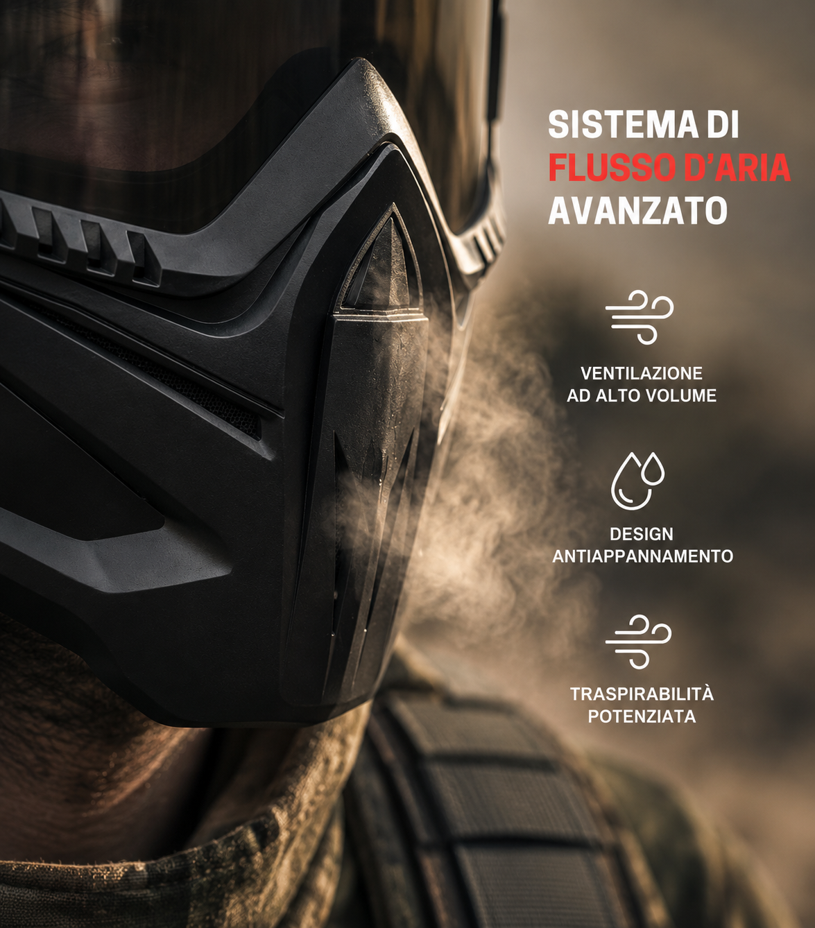 Maschera Integrale Pro Con Sgancio Rapido