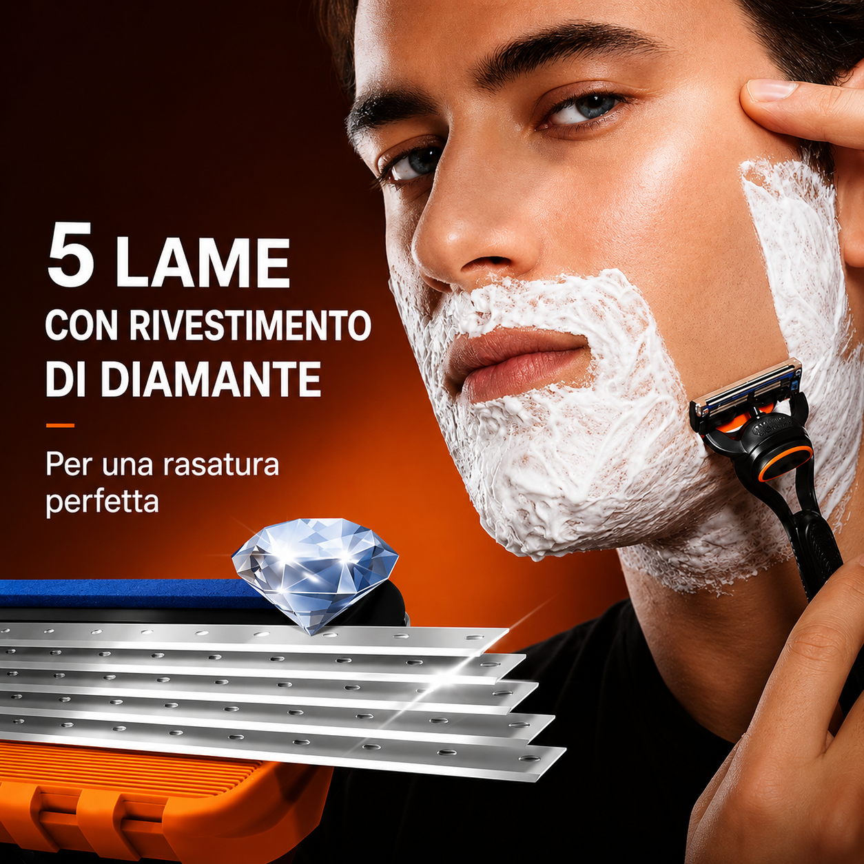 Rifinitore Premium a 5 Lame – Delicato e Senza Irritazioni