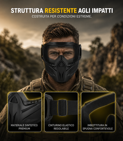 Maschera Integrale Pro Con Sgancio Rapido