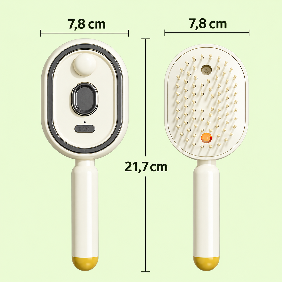 Pettine Massaggiante Elettrico 3-in-1 con Nebulizzatore e Cuscino d’Aria
