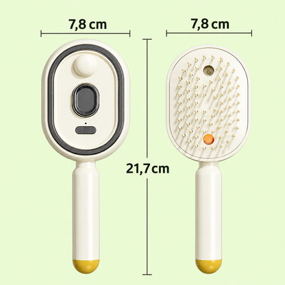 Pettine Massaggiante Elettrico 3-in-1 con Nebulizzatore e Cuscino d’Aria
