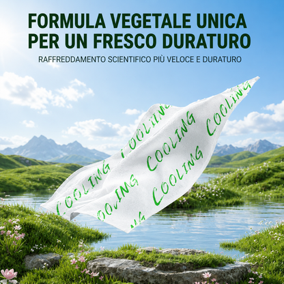 Salviette rinfrescanti sportive -3°C a raffreddamento rapido