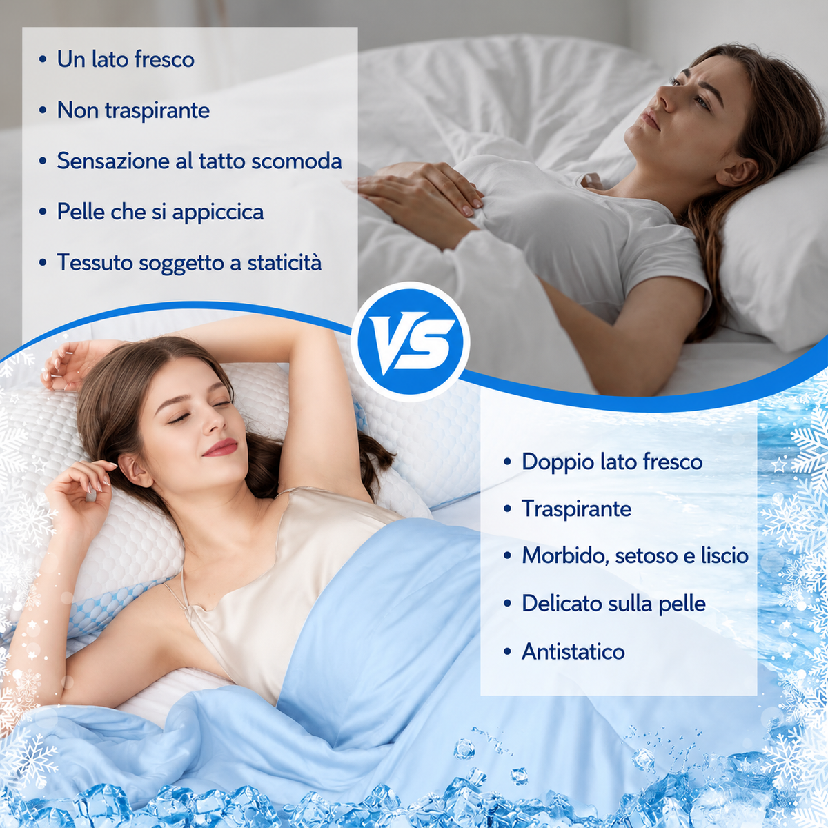 Coperta Rinfrescante Estiva Effetto Freddo