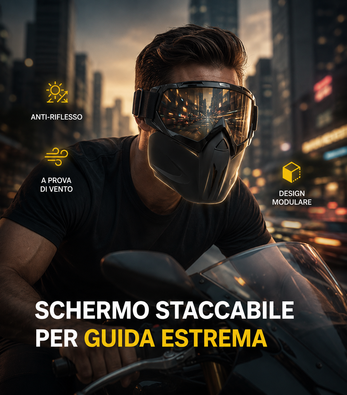 Maschera Integrale Pro Con Sgancio Rapido