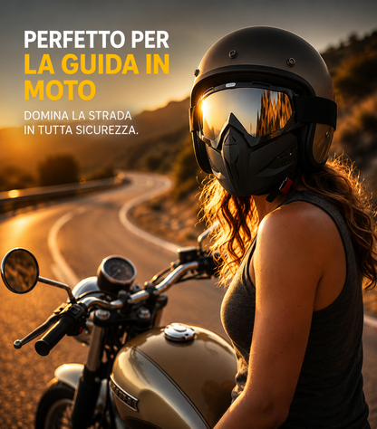 Maschera Integrale Pro Con Sgancio Rapido
