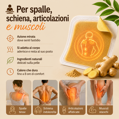 🌿 Cerotto allo Zenzero – Calore Naturale, Benessere del Corpo🔥