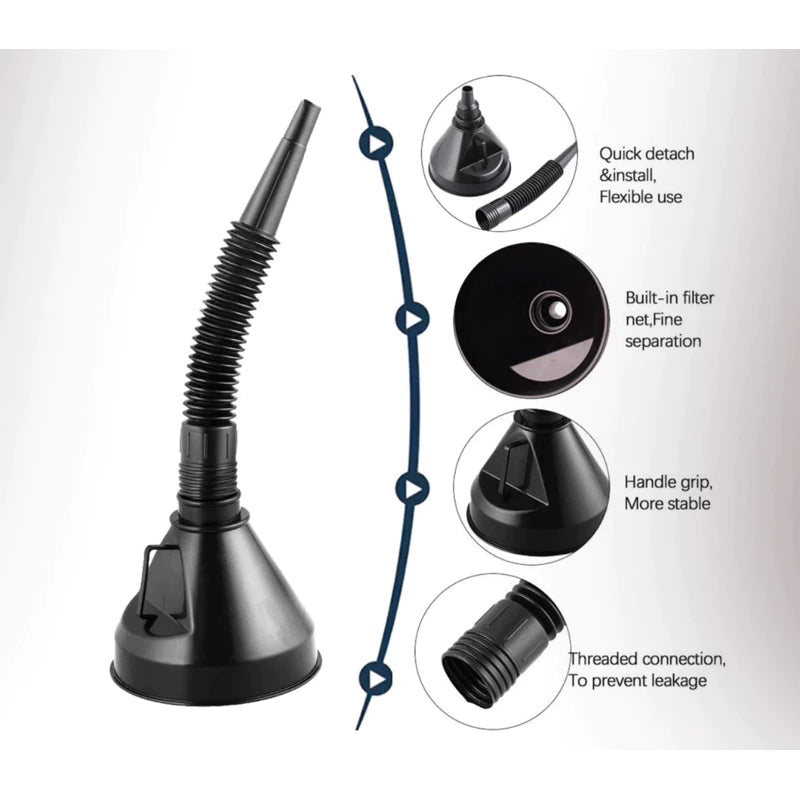 Imbuto con tubo flessibile