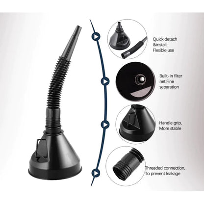 Imbuto con tubo flessibile