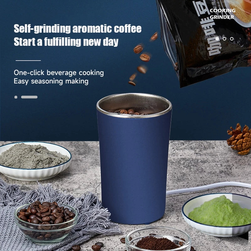 Macinacaffè elettrico per caffè e cereali