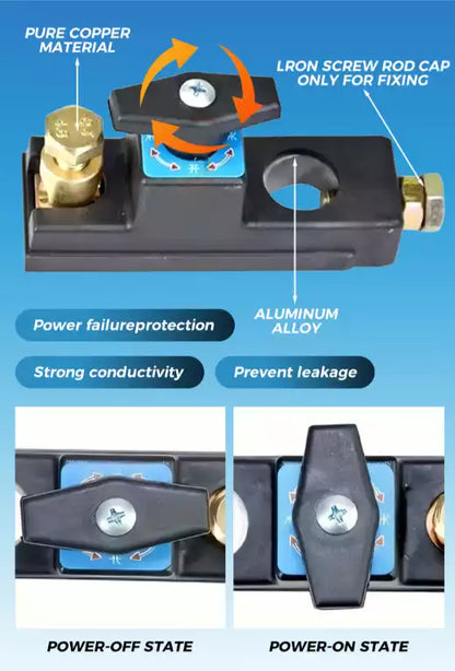 Interruttore di scollegamento della batteria dell’auto
