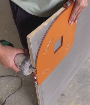 Kit di Frese Rifilatrici a Doppio Cuscinetto per Fresatrice per Legno