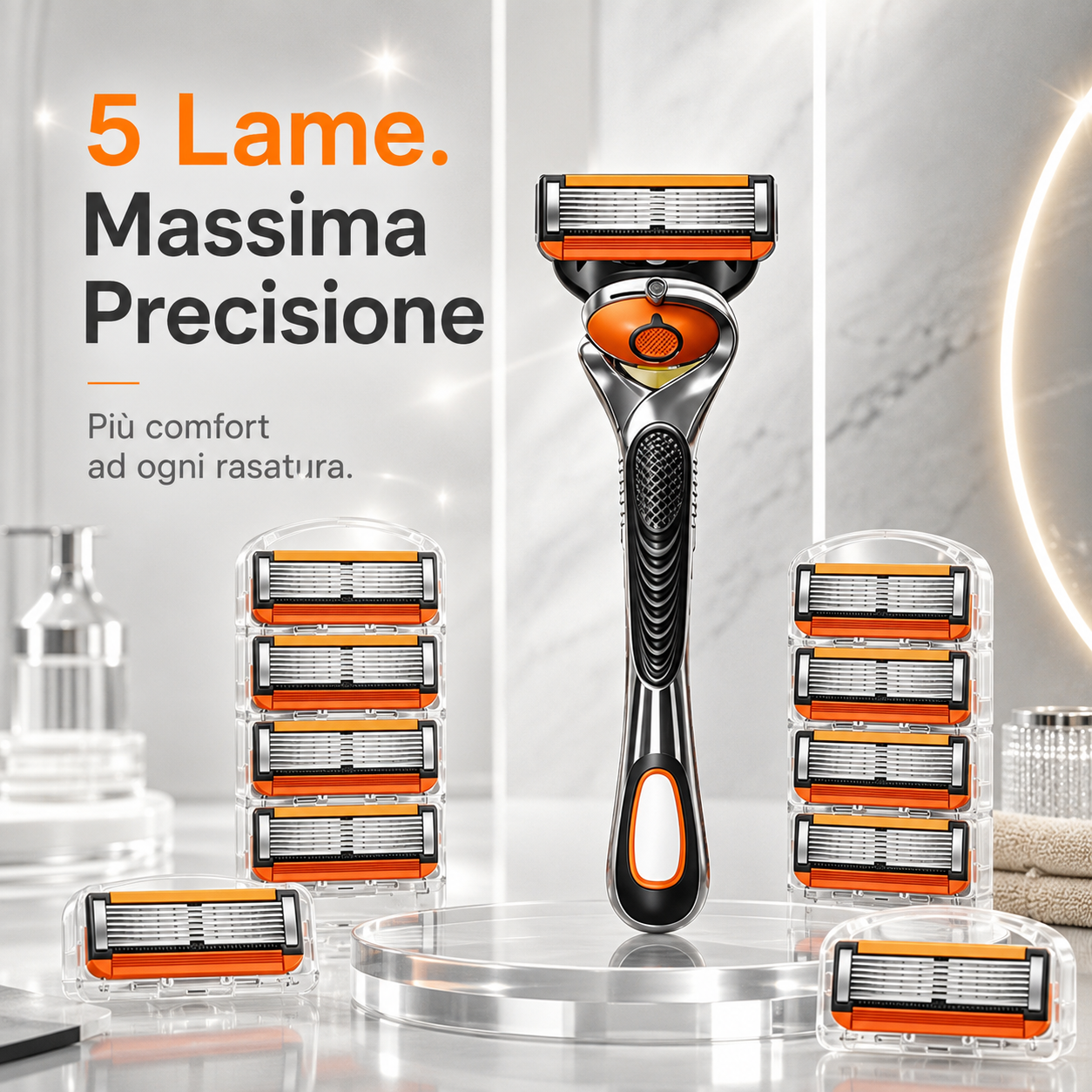 Rasoio Premium Cinque Lame Comfort