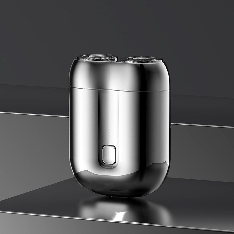 Mini rasoio elettrico a doppia testina