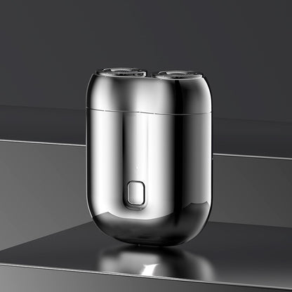 Mini rasoio elettrico a doppia testina