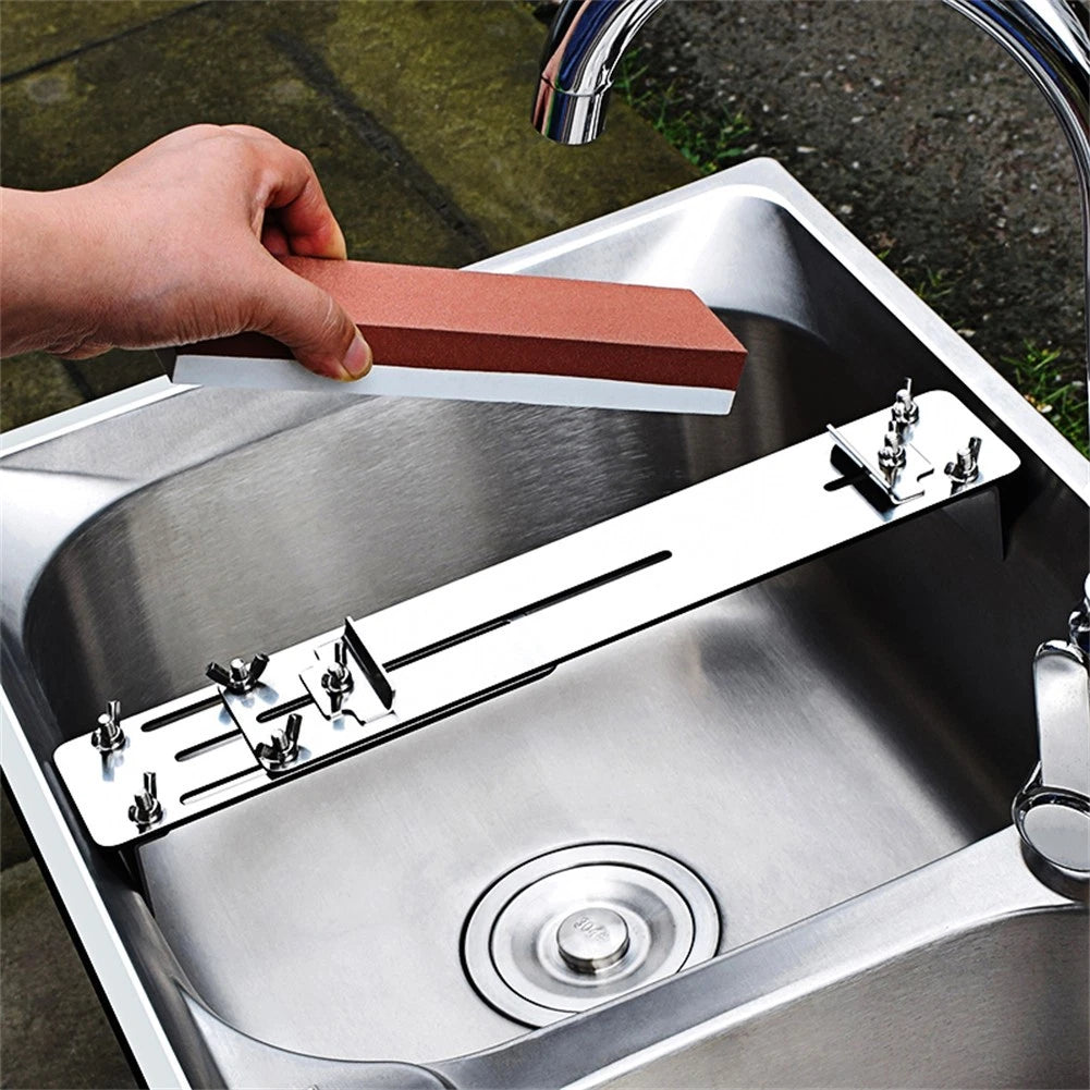 Supporto per pietra da affilatura